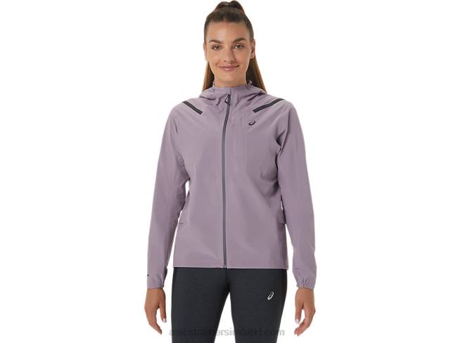 Womens Accelerate Waterproof 20 Jacket Violet Quartz Asics XXPD2543