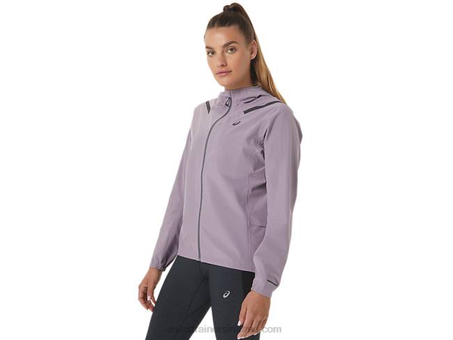 Women\s Accelerate Waterproof 20 Jacket Violet Quartz Asics XXPD2543