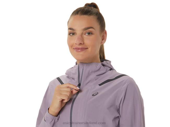 Women\s Accelerate Waterproof 20 Jacket Violet Quartz Asics XXPD2543