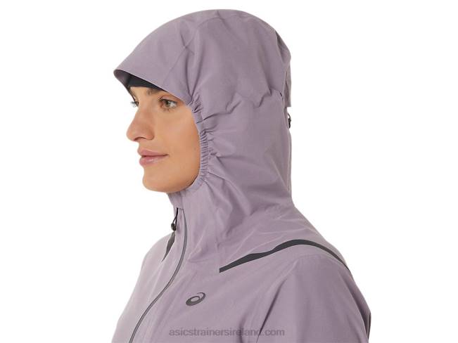 Women\s Accelerate Waterproof 20 Jacket Violet Quartz Asics XXPD2543