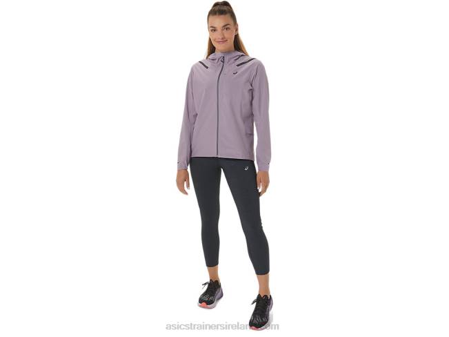 Women\s Accelerate Waterproof 20 Jacket Violet Quartz Asics XXPD2543