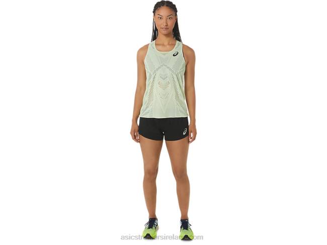 Womens Actibreeze Jacquard Singlet Whisper Green Asics XXPD2226