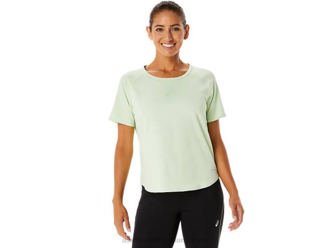 Womens Actibreeze Short Sleeve Top Whisper Green Asics XXPD2326