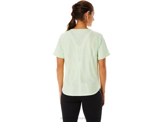 Women\s Actibreeze Short Sleeve Top Whisper Green Asics XXPD2326