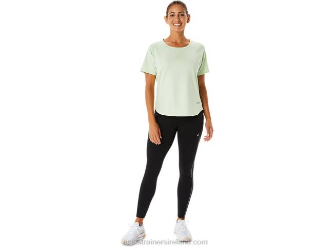 Women\s Actibreeze Short Sleeve Top Whisper Green Asics XXPD2326