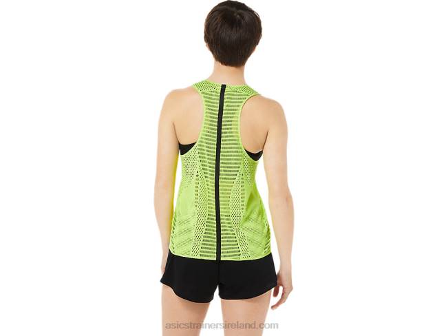 Women\s Actibreeze Singlet Hazard Green Asics XXPD3350