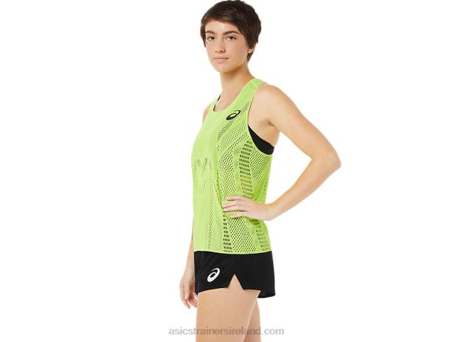 Women\s Actibreeze Singlet Hazard Green Asics XXPD3350