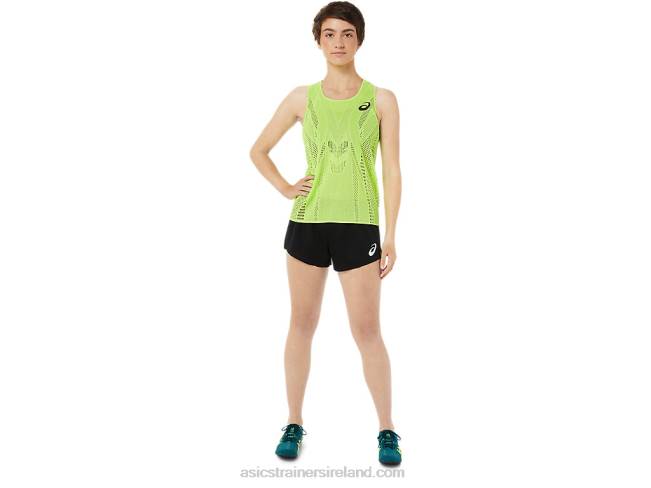 Women\s Actibreeze Singlet Hazard Green Asics XXPD3350