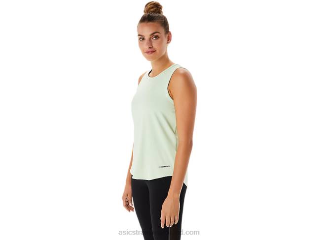 Women\s Actibreeze Sleeveless Top Whisper Green Asics XXPD2284