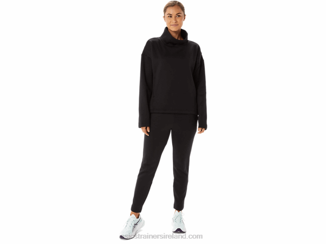 Women\s Brushed Knit Pant Performance Black Asics XXPD2901