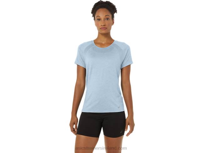 Womens C110 Short Sleeve Pr Lyte Top Sky Asics XXPD2166