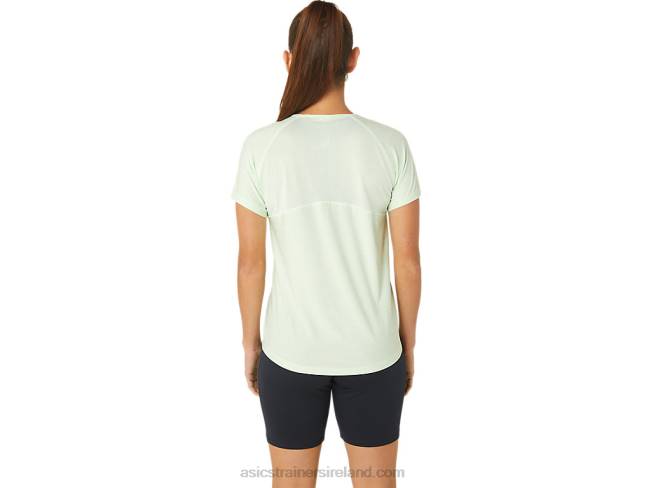 Women\s C110 Short Sleeve Pr Lyte Top Whisper Green Asics XXPD2173