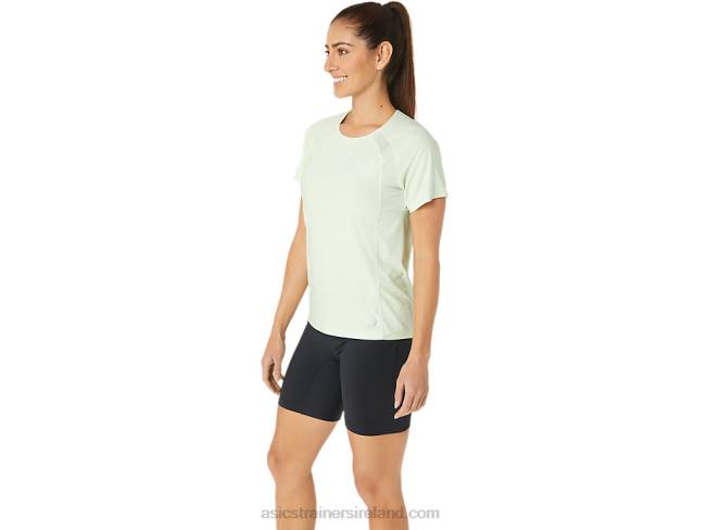 Women\s C110 Short Sleeve Pr Lyte Top Whisper Green Asics XXPD2173