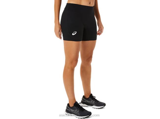 Women\s Circuit 5in Compression Short Performance Black Asics XXPD2358