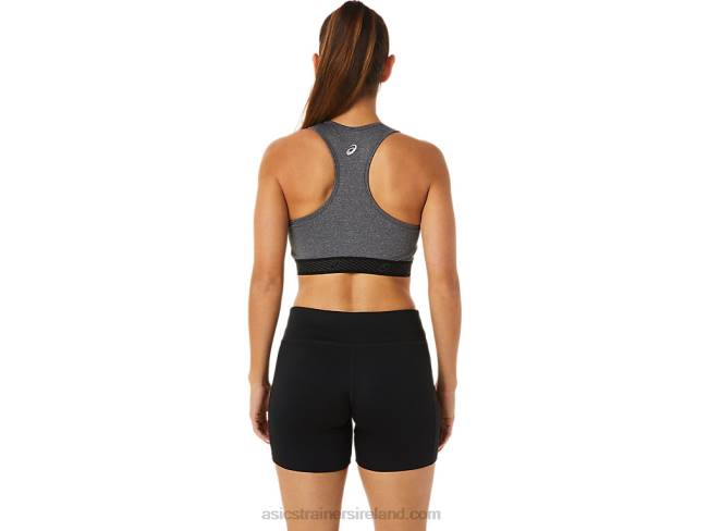 Women\s Circuit II Padded Bra Dark Grey Heather/Black Asics XXPD2885