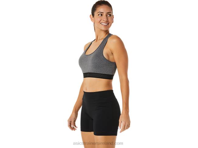 Women\s Circuit II Padded Bra Dark Grey Heather/Black Asics XXPD2885