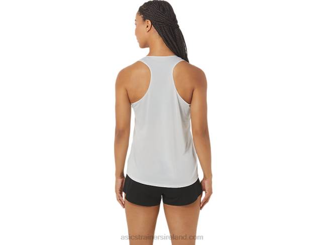 Women\s Cj-Line Light Singlet Glacier Grey/Electric Red Asics XXPD2339