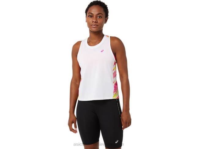 Womens Color Injection Tank Pink Glo Asics XXPD3373