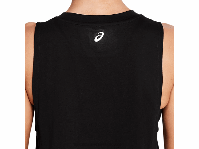 Women\s Core Graphic Tank Performance Black Asics XXPD4074