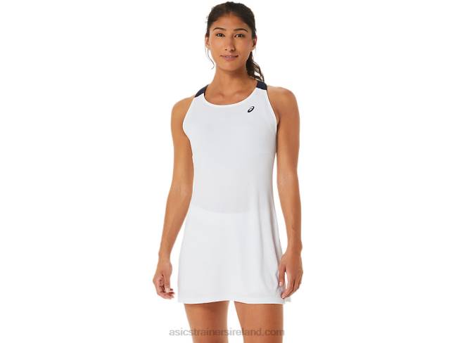 Womens Court Dress Brilliant White/Midnight Asics XXPD2554