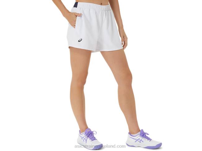 Women\s Court Short Brilliant White Asics XXPD2474