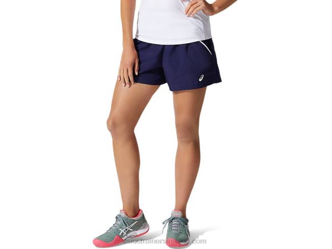 Womens Court Short Peacoat/Brilliant White Asics XXPD3780