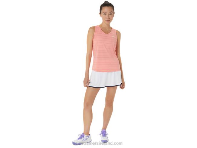 Women\s Court Stripe Tank Guava Asics XXPD2507