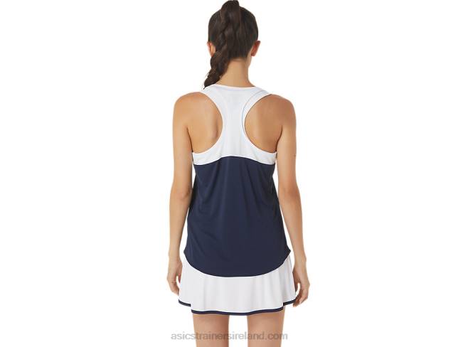 Women\s Court Tank Midnight/Brilliant White Asics XXPD2464