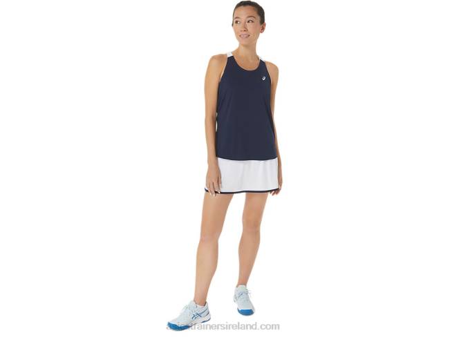 Women\s Court Tank Midnight/Brilliant White Asics XXPD2464