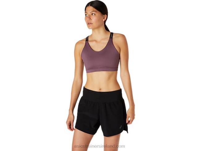 Womens Crossback Bra 20 Grape/Performance Black Asics XXPD2747