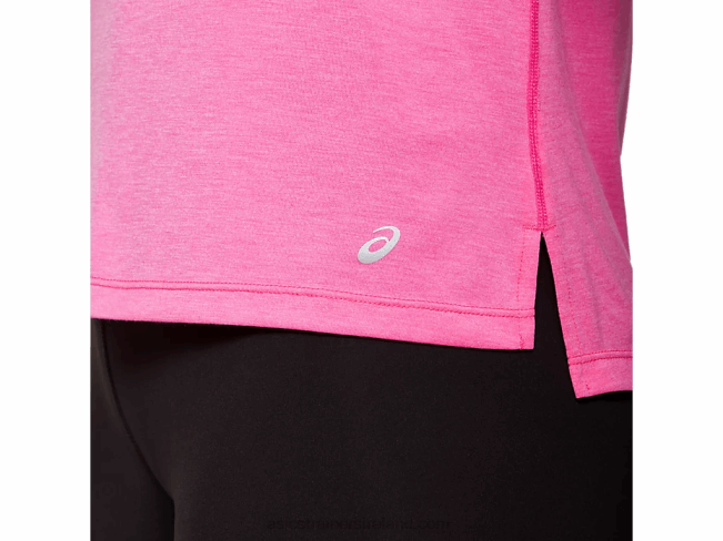 Women\s Dorai Long Sleeve Top Pink Glo Heather Asics XXPD4047