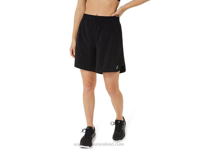 Womens Fietro 7in Short Performance Black Asics XXPD4037