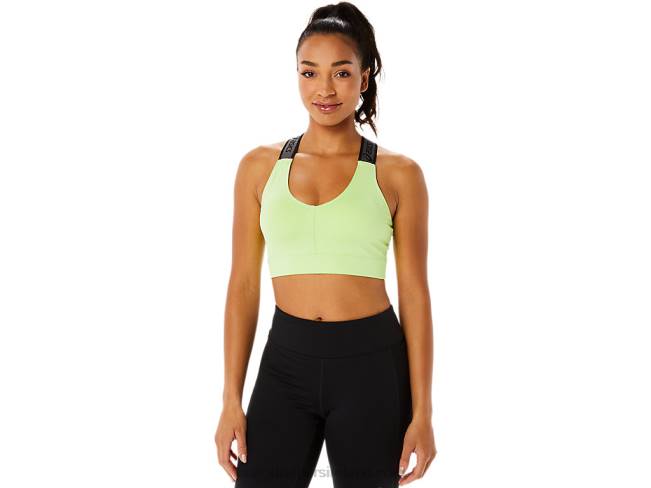 Womens Fit Sana Bra Lime Green Asics XXPD3444