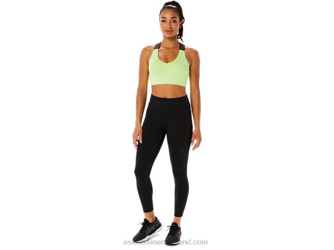 Women\s Fit Sana Bra Lime Green Asics XXPD3444