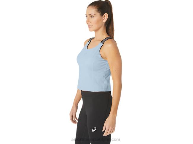 Women\s Fit Sana Cropped Tank Sky Asics XXPD2158