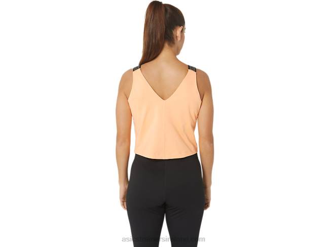 Women\s Fit Sana Cropped Tank Summer Dune Asics XXPD2360