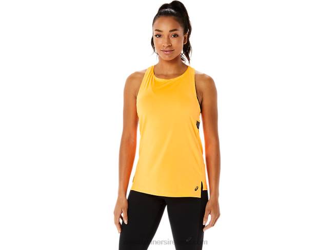 Womens Fit Sana Tank Orange Pop Asics XXPD2823