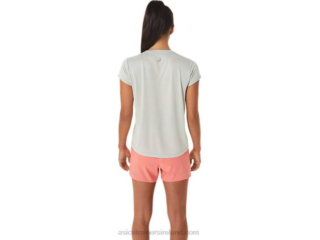 Women\s Fujitrail Logo Short Sleeve Top Light Sage Asics XXPD2510