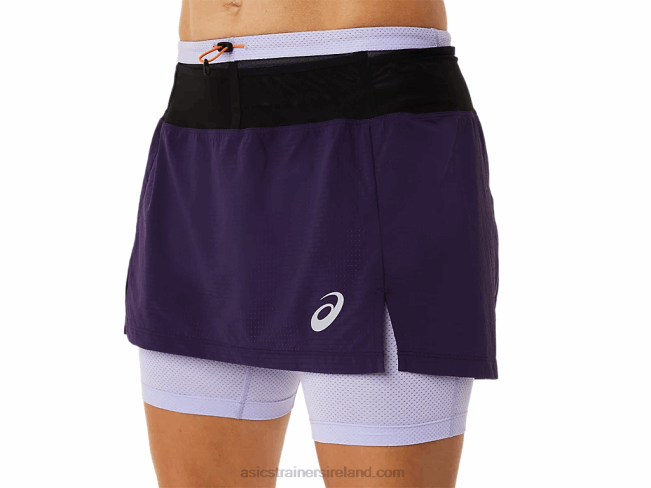 Women\s Fujitrail Skort Night Shade/Vapor Asics XXPD3079