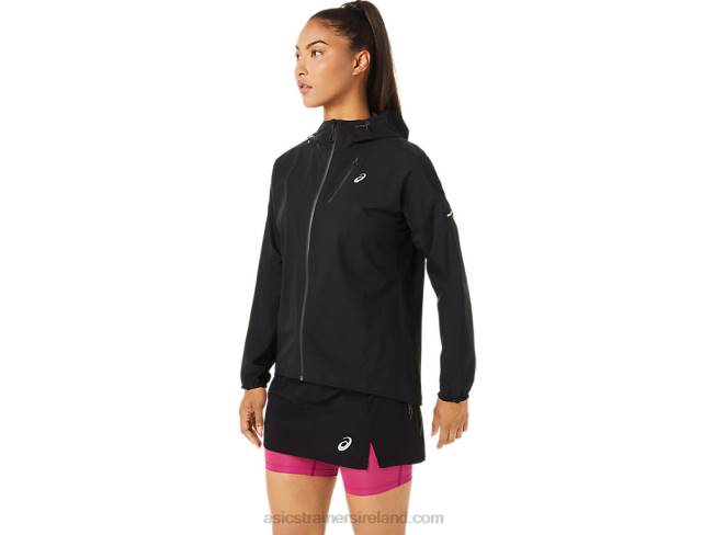 Women\s Fujitrail Waterproof Jacket Performance Black Asics XXPD3482