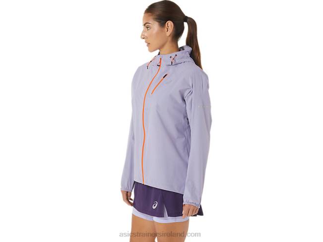 Women\s Fujitrail Waterproof Jacket Vapor Asics XXPD3077