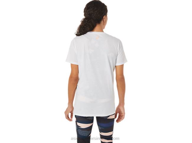 Women\s Graphic Tee Brilliant White Asics XXPD3574