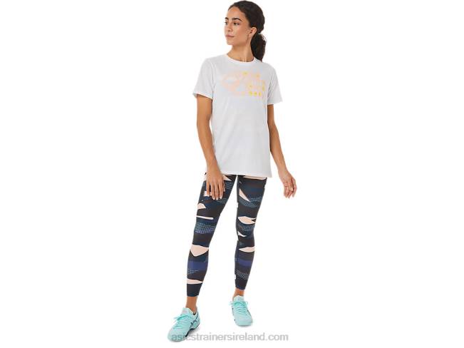 Women\s Graphic Tee Brilliant White Asics XXPD3574