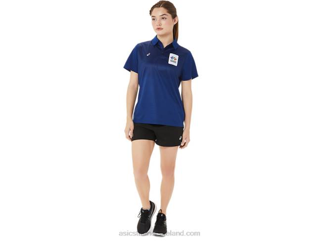 Women\s Hex Gradient Polo Wch Dark Blue(Pantone 281 C) Asics XXPD3214