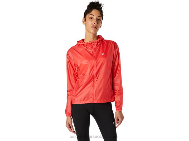 Womens Kasane Jacket Solid Pink Grapefruit Asics XXPD3849