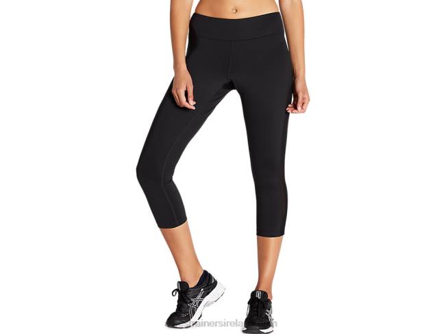 Womens Kate Mesh Capri Performance Black Asics XXPD4160