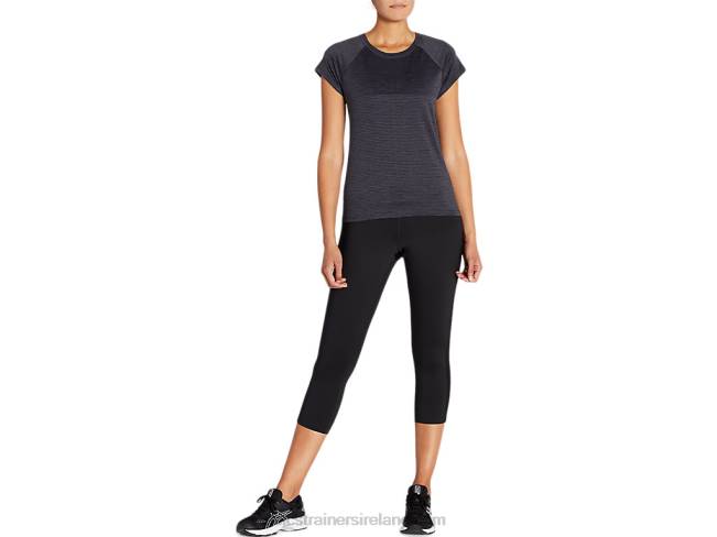 Women\s Kate Mesh Capri Performance Black Asics XXPD4160