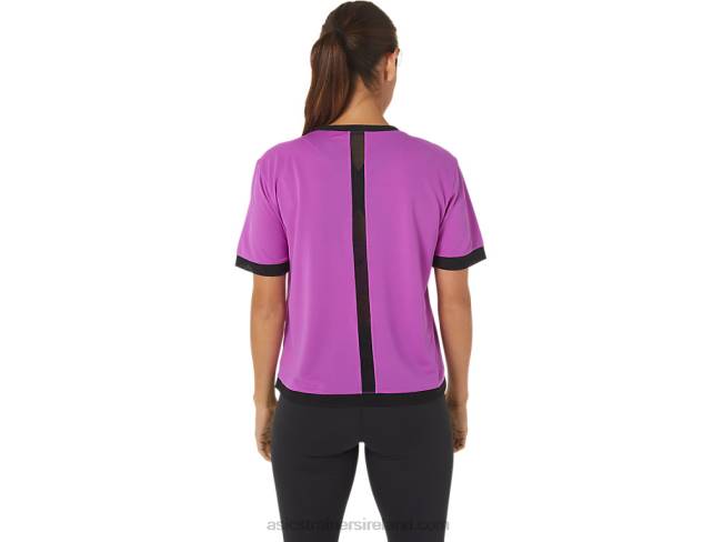 Women\s Kate Mesh Short Sleeve Orchid Asics XXPD2748