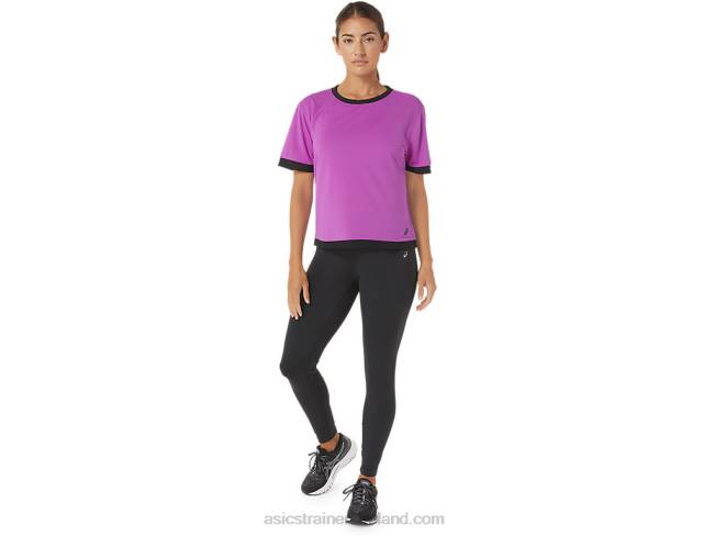 Women\s Kate Mesh Short Sleeve Orchid Asics XXPD2748