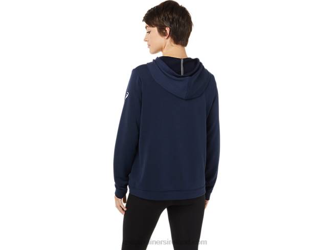 Women\s Lam Hoodie Team Navy Asics XXPD3615